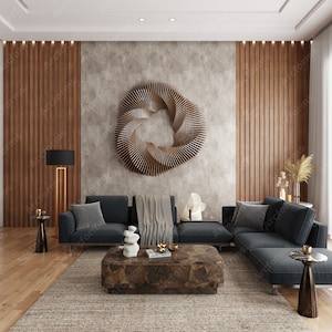 Nimbus Parametric Wall Decor Cut Files CNC and Laser Art Decor Radial Wooden CNC Wall Wooden Decor Art Modern svg dxf eps / CNC files|#41|