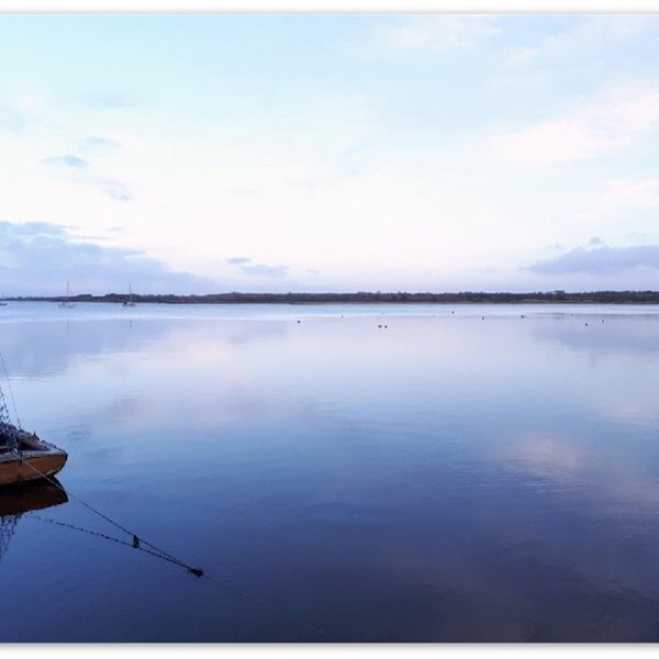 Bâteau à Noël - Kinvara Co. Galway Irlande - Tableau en aluminium - Photo Adam Adwan