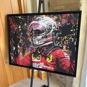 Sebastian Vettel Singapore 2019 F1 limited edition canvas / print / artwork