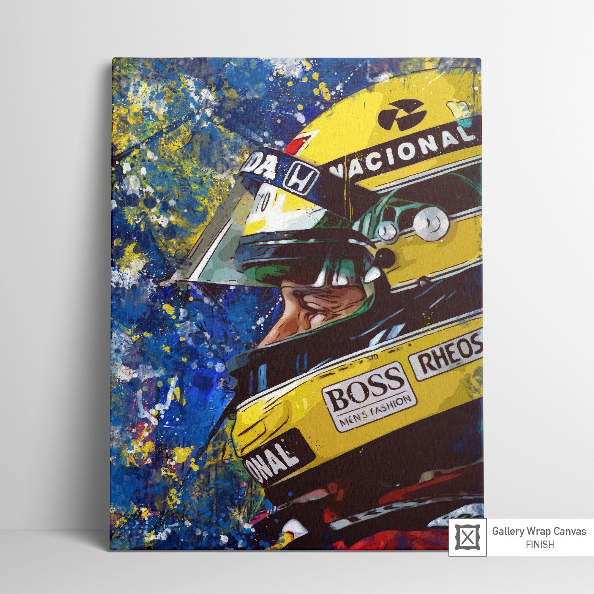 アイルトン・セナ 1993 F1 限定版 キャンバス / プリント / アート