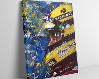 Ayrton Senna 1993 F1 limited edition canvas / print / artwork