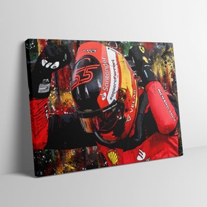Carlos Sainz 2022 Ferrari F1 limited edition canvas / print / artwork