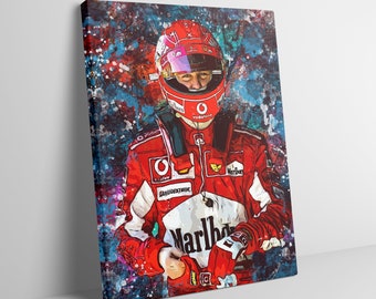 Michael Schumacher 2003 F1 limited edition canvas / print / artwork
