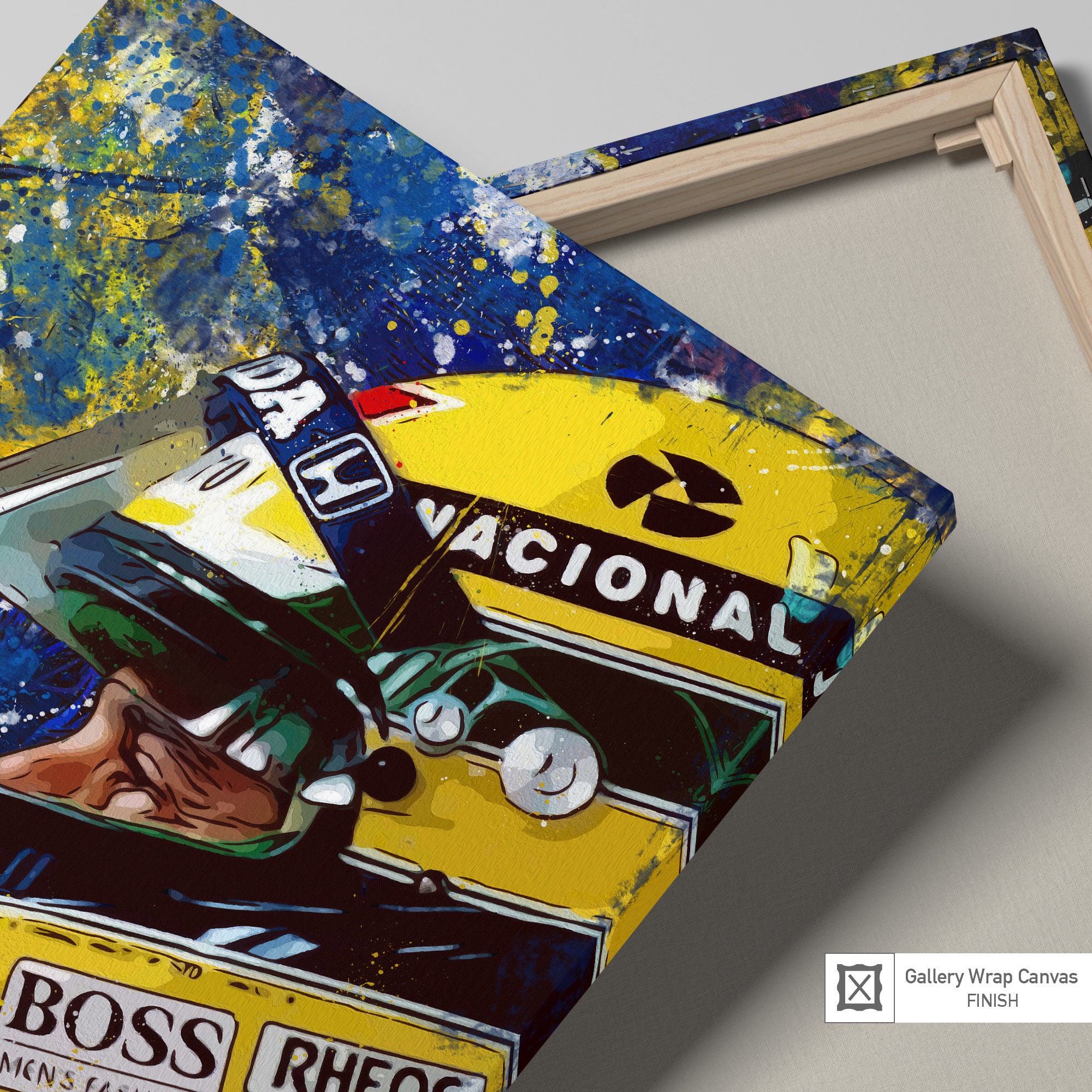 アイルトン・セナ 1993 F1 限定版 キャンバス / プリント / アート