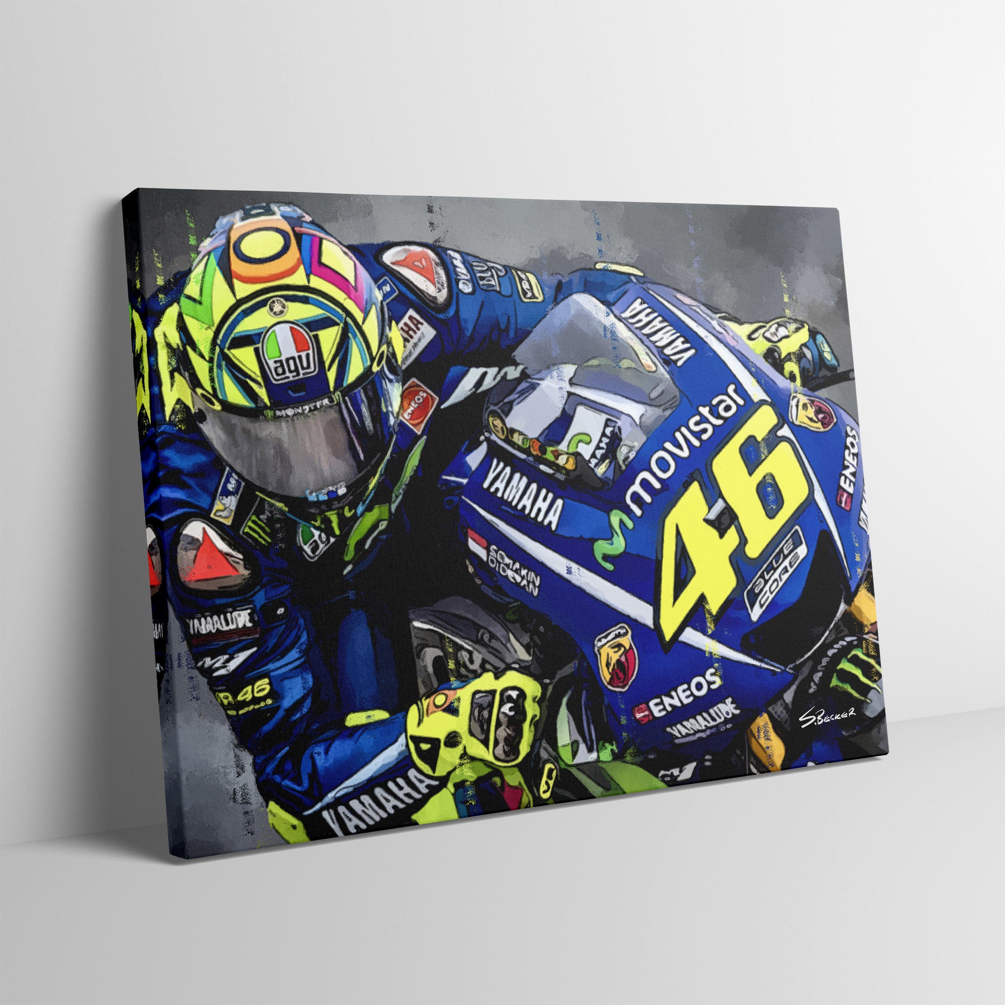 Valentino Rossi Rare Limited Edition Figurine Sculpture Only 1000 Made Moto  GP World Champion 125cc 250cc 500cc by LEGENDS FOREVER 
