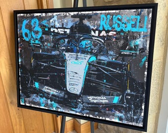 George Russell Mercedes '2026' F1 limited edition canvas / print / artwork