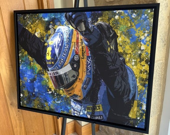Fernando Alonso Renault 2006 F1 limited edition canvas / print / artwork