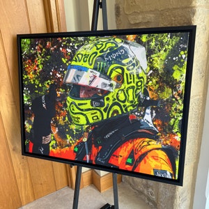 Lando Norris McLaren 2024 F1 limited edition canvas / print / artwork