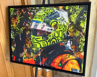 Lando Norris McLaren 2024 F1 limited edition canvas / print / artwork