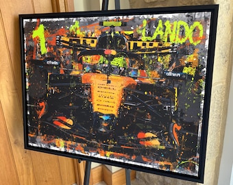 Lando Norris McLaren '2026' F1 limited edition canvas / print / artwork