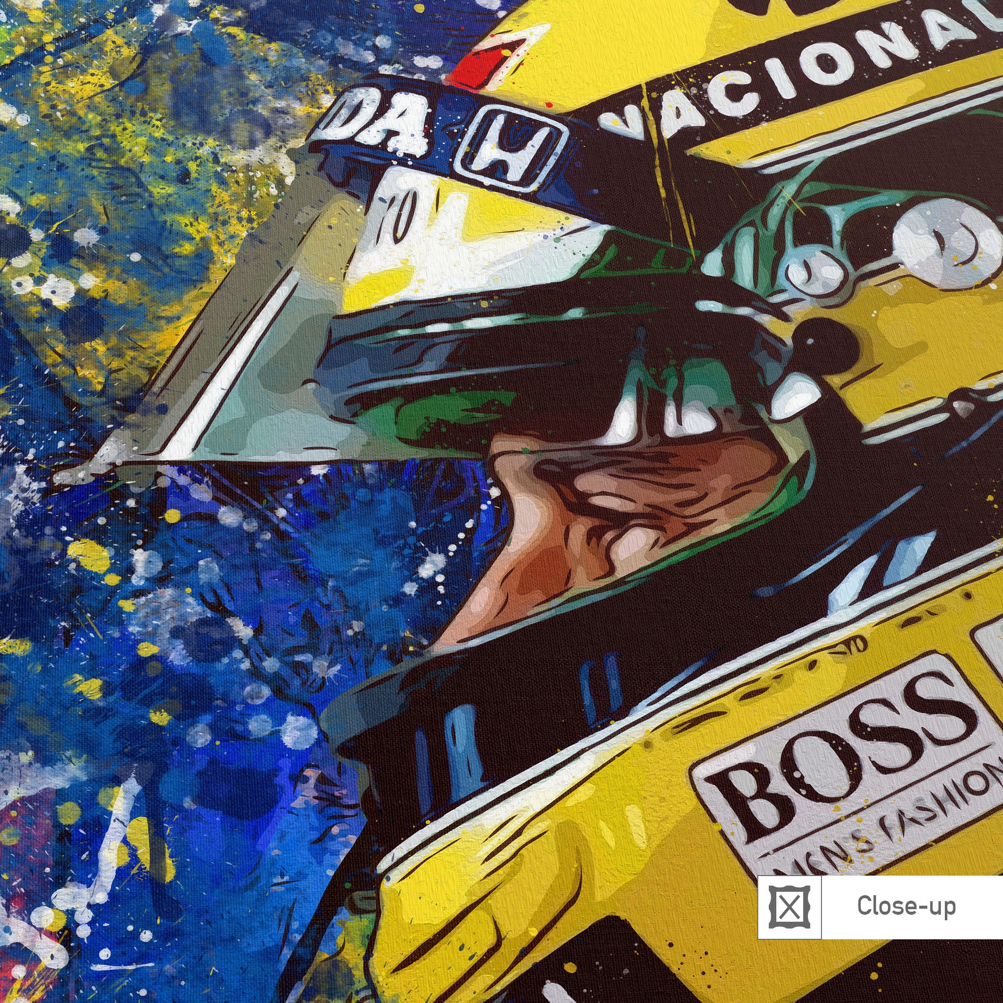 アイルトン・セナ 1993 F1 限定版 キャンバス / プリント / アート