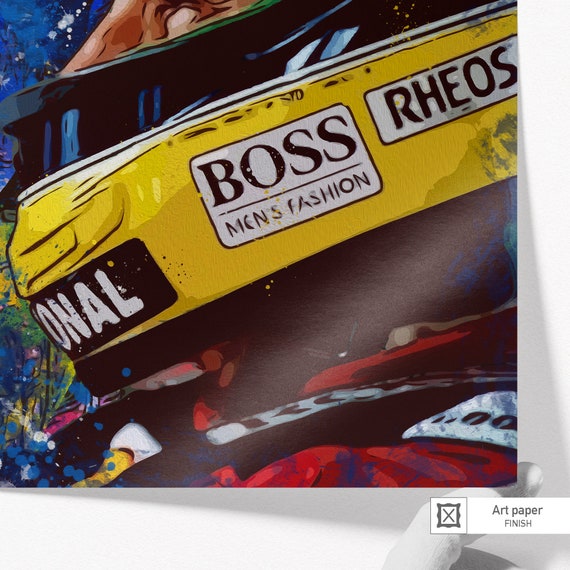 アイルトン・セナ 1993 F1 限定版 キャンバス / プリント / アート