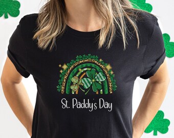 St Patrick's Day Shirt - Woman’s Saint Paddy’s Day Tee Shirt - Four Leaf Clover Shirt - St Patty’s Gift Shirt - Irish T Shirt - Men’s Tee