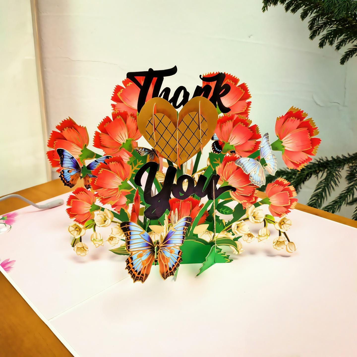 3D Pop up Mother's Day Greeting Card Birthday Card Flower for Mum Wife ...
