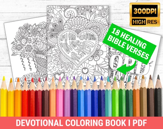 Devotional Coloring Book for Women: Bible Verse and Christian Coloring Book [Book]
