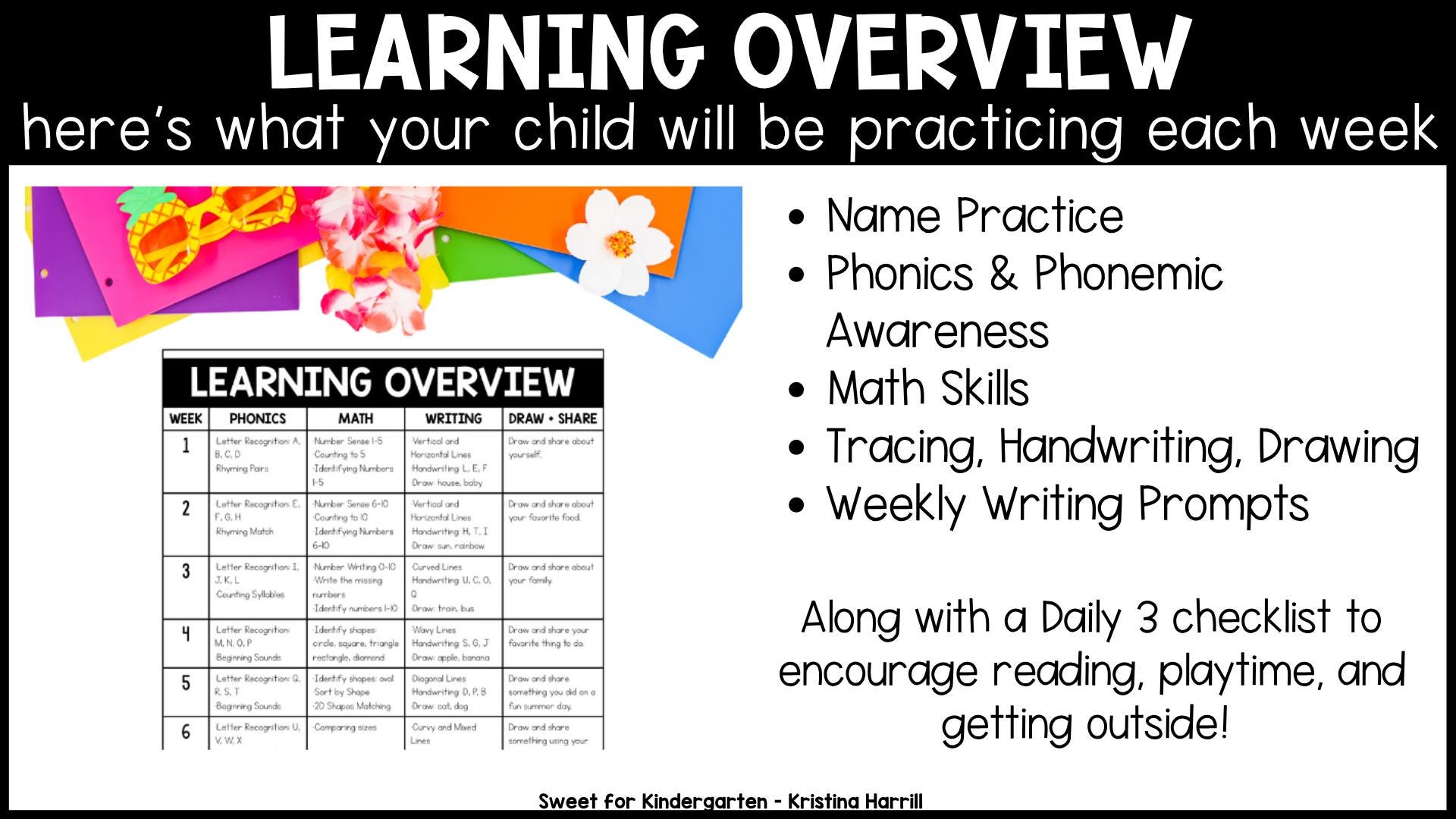 Kindergarten Readiness Workbook Pre-k Summer Learning Activities Get ...