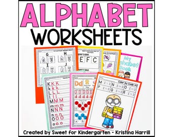 Alphabet Worksheets: Letter Recognition & Phonics Activities (PDF Download)
