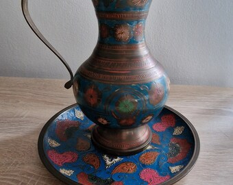 Genuine and Original Copper Plate Vase from India