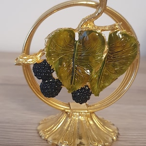 Vintage 1970s Fabulous Spiral Letter Holder Napkins Retro Desk Decor