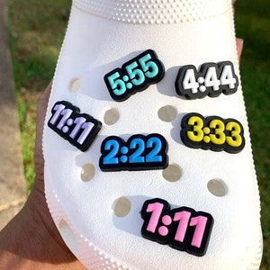 Luminous letter A-Z series shoes accessories Charms Clogs Pins for shoes  bags Jibbitz for Crocs