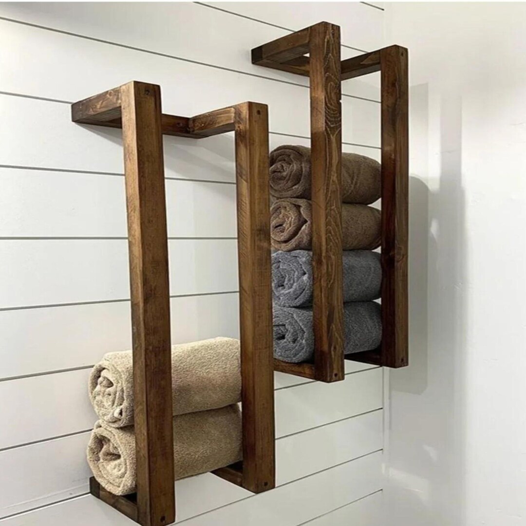 Storage for Towel & Blanketshelf for Book and Spiceswooden Etsy
