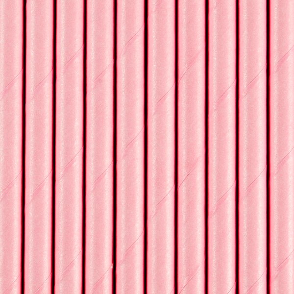 Light Pink Paper Straws - Etsy