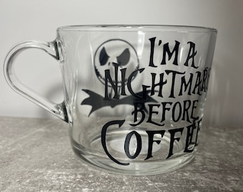 Nightmare Before Coffee Mug: Jack Skellington, Spooky Tea Mug