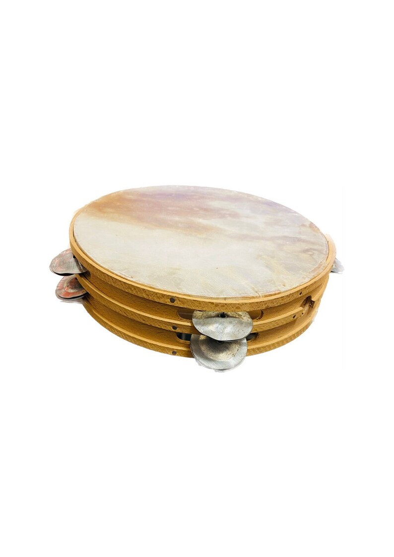 Vintage Tambourine With Skin France Antiques Home and Deco Etsy Australia