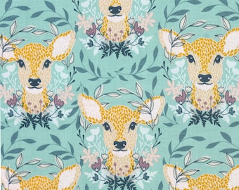 100% Cotton Fabric - Riley Blake - Oh Deer! Harmony, Woodland Forest Animal