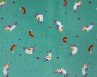 Riley Blake - Unicorn Kingdom - 100% Cotton Fabric - Kids Quilting Cotton, Small Print Pattern