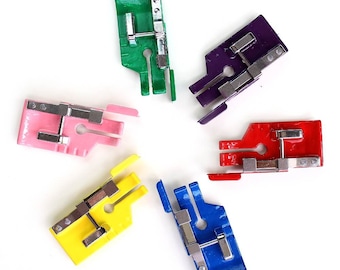 Quarter Inch Quilting Sewing Machine Presser Foot, Universal Snap On, Fits Brother Singer Janome Elna Toyota Uten Babylock Kenmore Juki