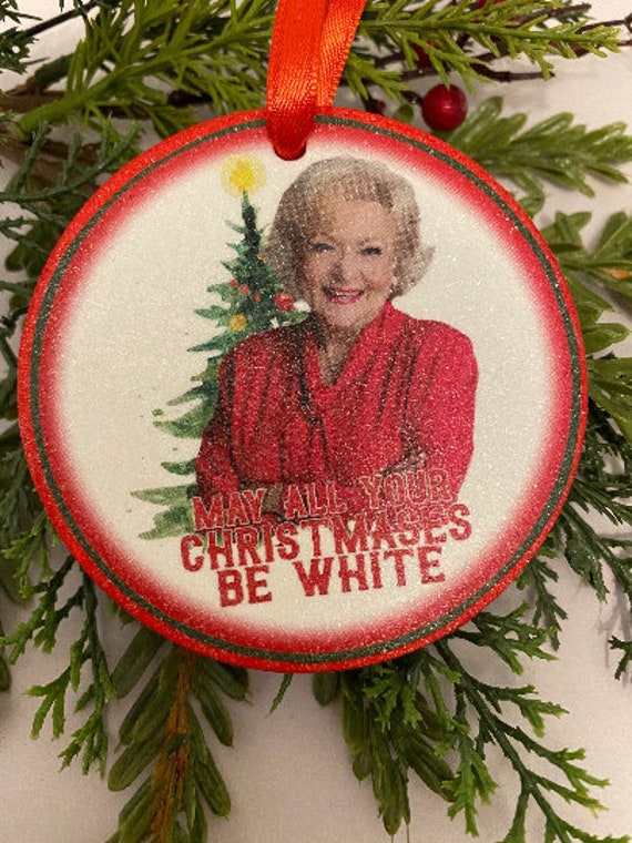 Golden Girls Rose Betty White Inspired Christmas Ornament Etsy