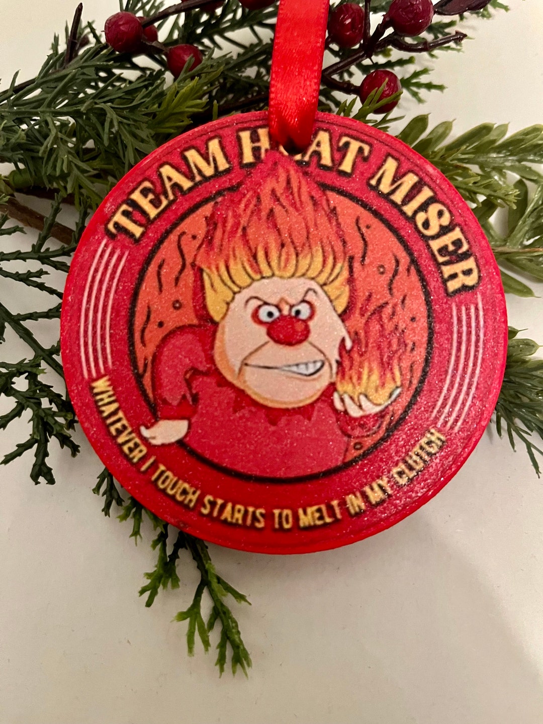 Rudolph Heat Miser Inspired Christmas Ornament Personalization Etsy