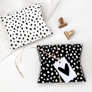 Geschenkbox *Dots* in 2 Farben | Kissenbox | Kissenschachtel | Faltschachtel | Geschenkschachtel | Geschenkverpackung | Pillow Box