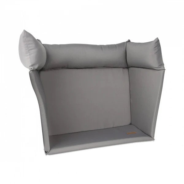 Grey Urban Arrow kussen. Bakfiets kussen. Urban Arrow Cushion. Urban Arrow Pillow. Urban Arrow Cargobike Pillow. Urban Arrow hoofdsteun.