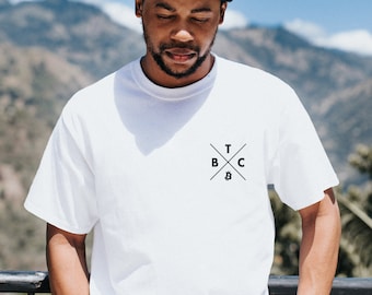 Bitcoin Shirt, Crypto T-Shirt with X-Logo BTC on the Chest, Lightweight Cotton Unisex Tshirt, Gift for Nerds, Blockchain Merch