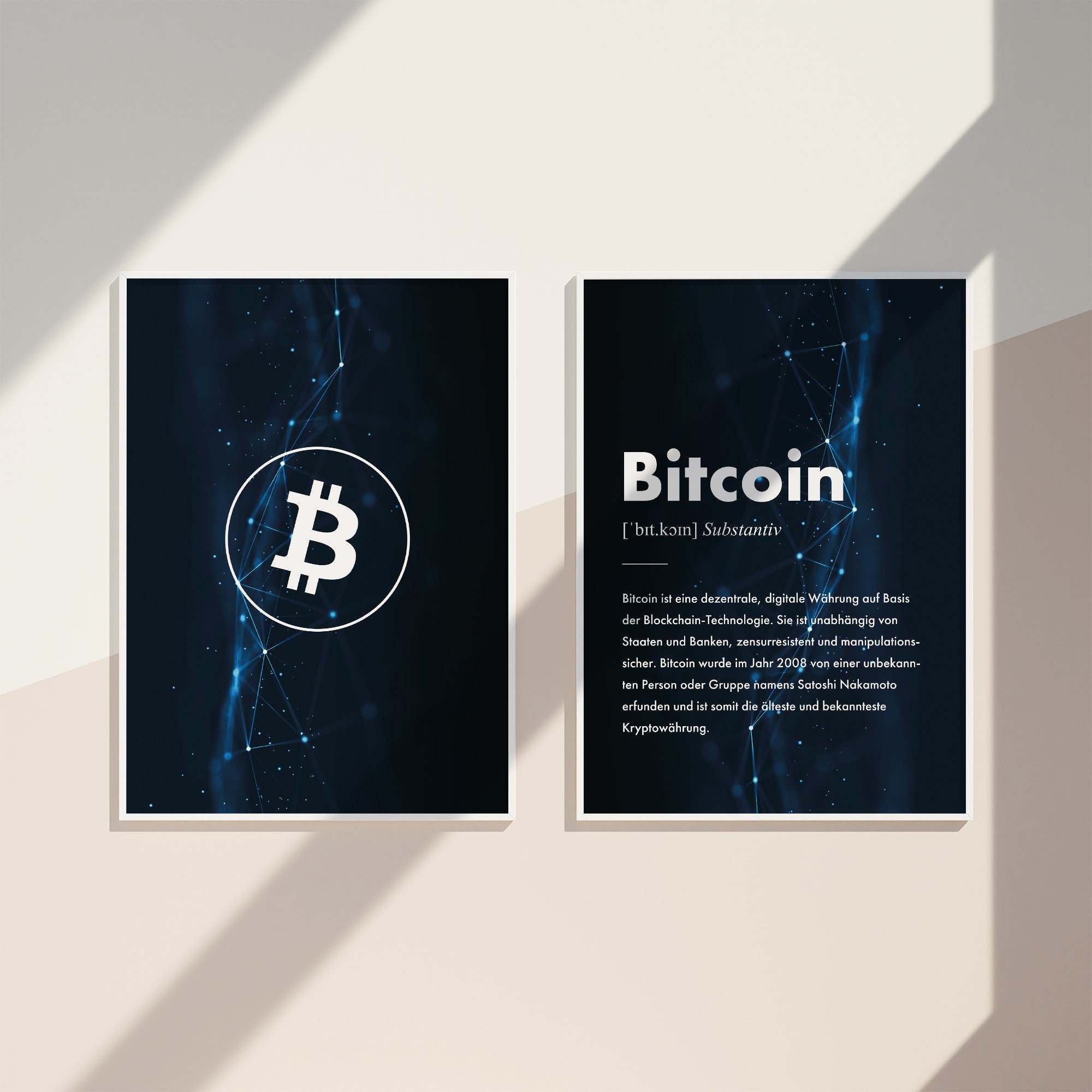 Bitcoin Definition Poster German, Printed Crypto Poster in Various Sizes  WITHOUT Frame, Gift for Nerds, Blockchain Merch - Etsy