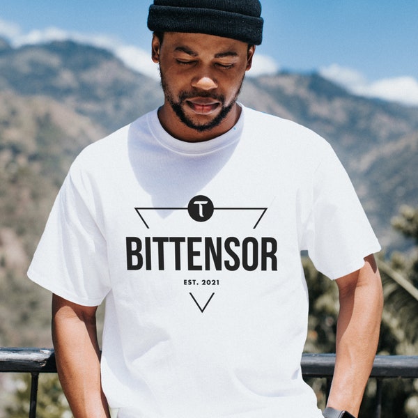 Bittensor TAO Shirt, Krypto T-Shirt mit Aufdruck Dreieck Grafik, leichtes Unisex Tshirt aus Baumwolle, Geschenk für Nerds, Blockchain Merch