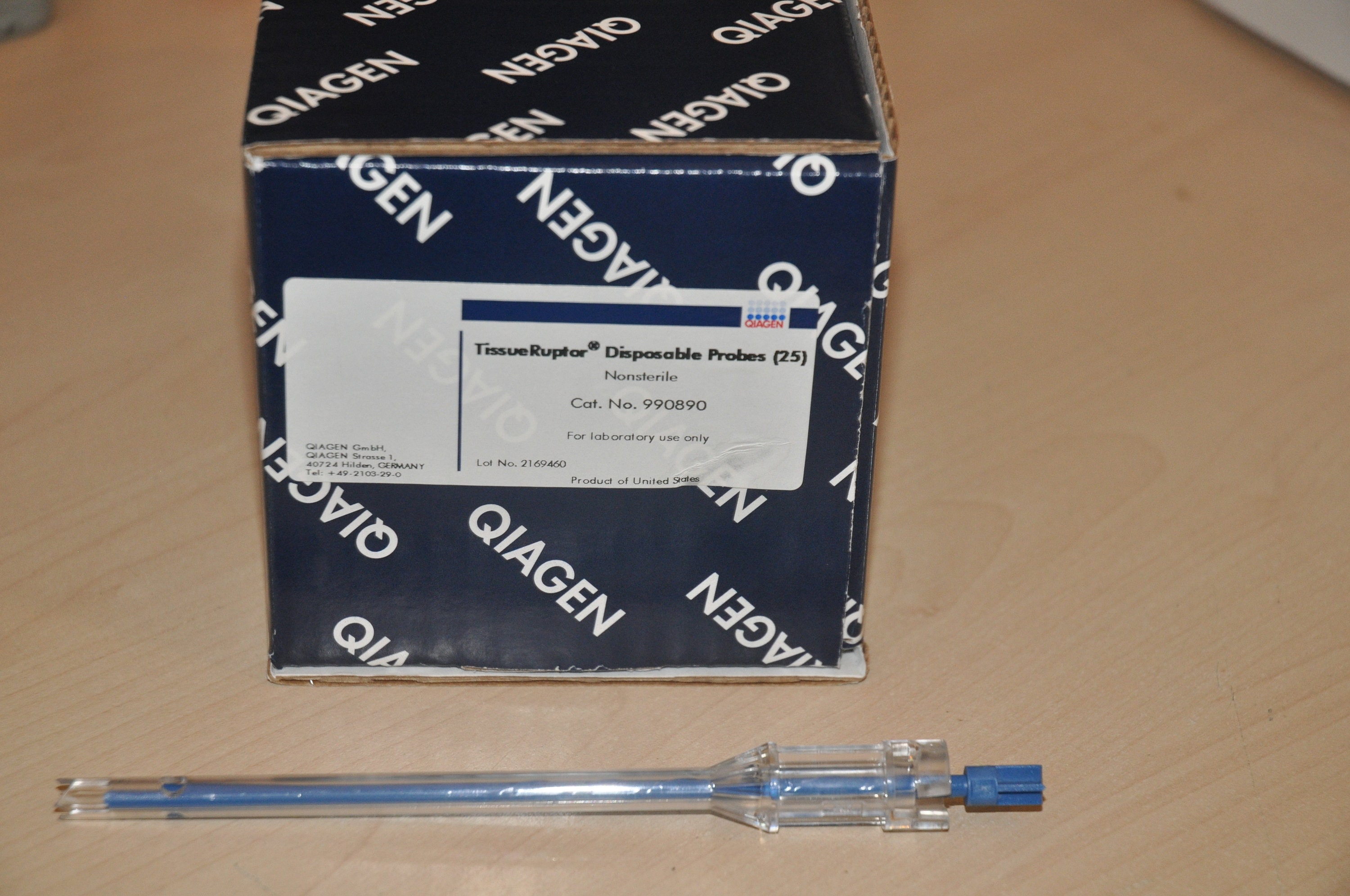 Qiagen 990890 Tissueruptor Disposable Probes 25 FOR USE Tissueruptor