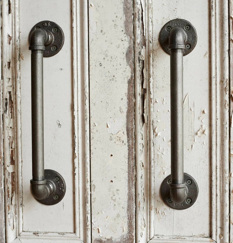 Industrial Hardware Rustic Pulls Kitchen Etsy