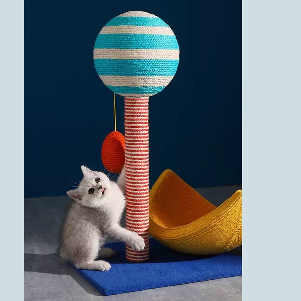 Starry Sky Cat Tower, Cat Tree, Cat Tower, Cat Climbing Frame, Cat Scratch Board, Cat Scratch Post, Cat Condo with Sisal Scratching Post