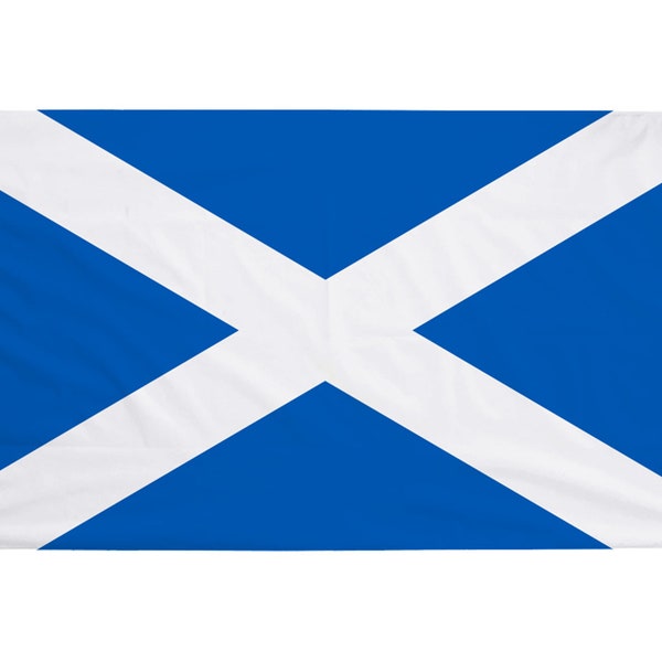 Scotland Flag, Scottish Flag, King Charles III Coronation, Flag of Scotland, St Andrews Flag of Scotland, St Andrew's Cross, 5FT x 3FT