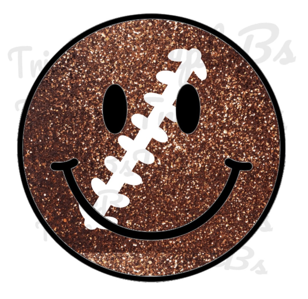 Football Smiley Face PNG Digital Download Sports Mama - Etsy