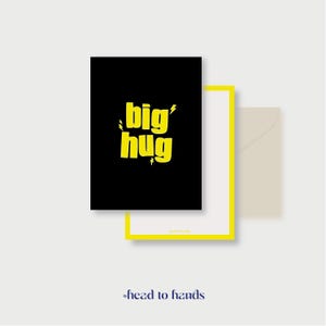 Big Hug greeting card | Greeting card incl. envelope