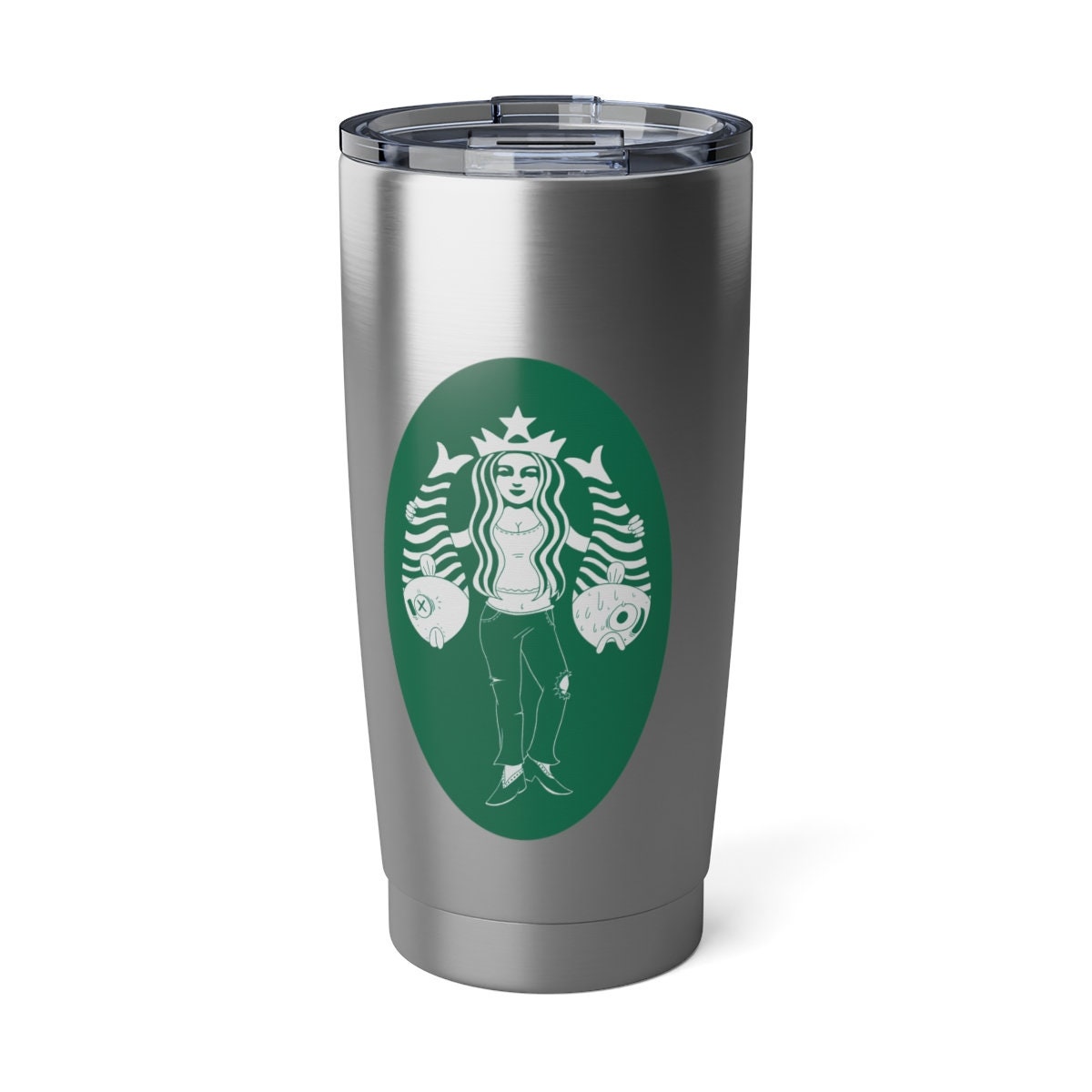 Starbucks 12oz (350ml) Stainless Steel Thermos Flask Cup White &  Green/White Lid