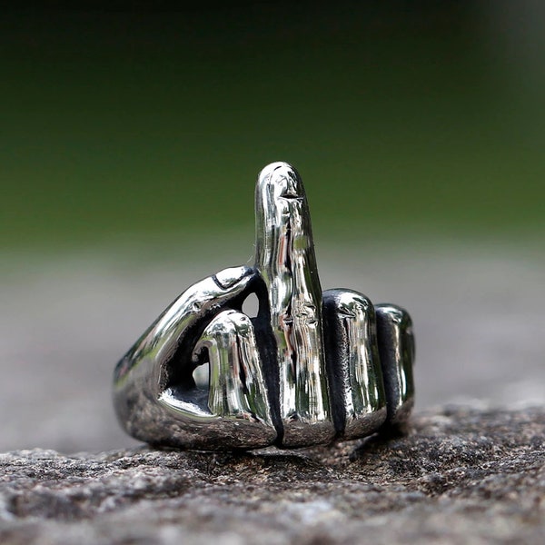 Mid Finger Ring Etsy
