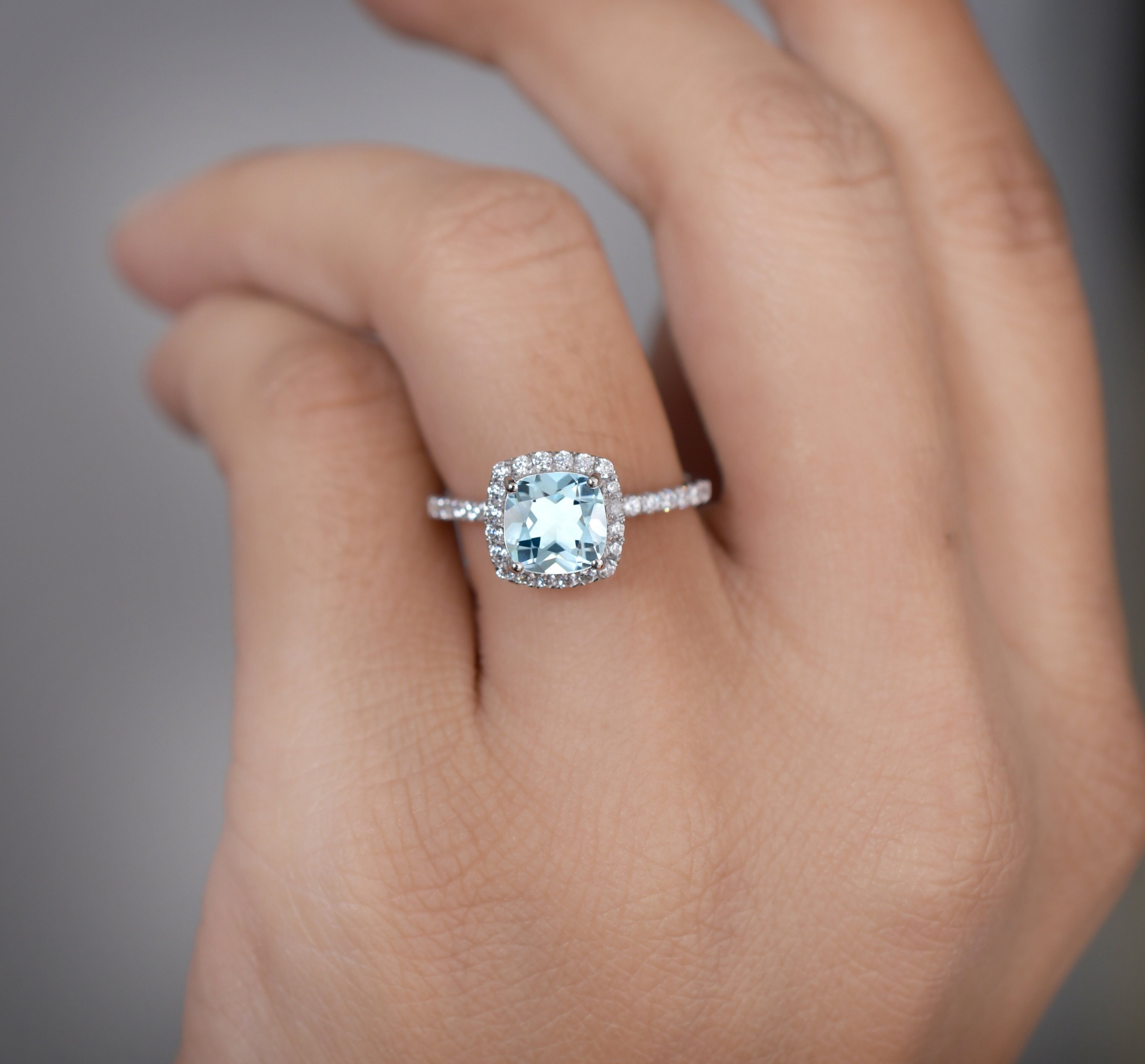 Fake aquamarine Etsy