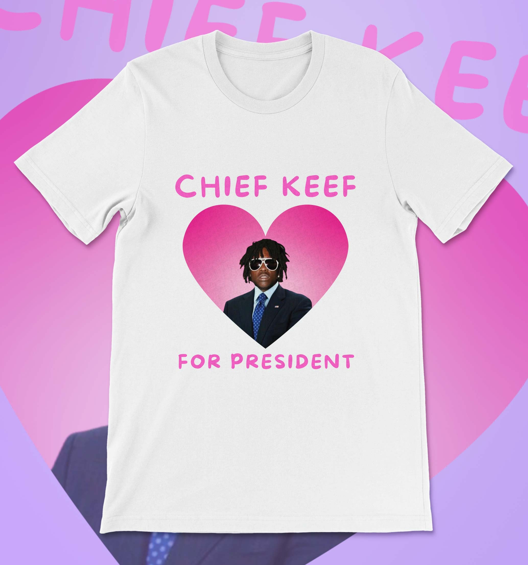CHIEF KEEF T-SHIRT, Chief Keef for President Shirt, Funny Rap Tee