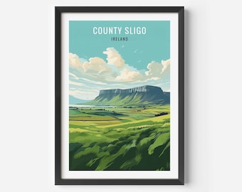 County Sligo Print: Ireland Travel Poster
