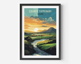 Hrabstwo Tipperary Druk: Plakat podróżniczy po Irlandii